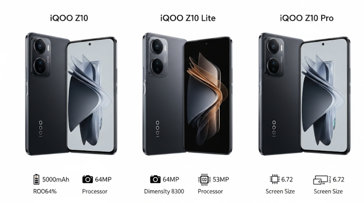 iQOO Z10 Series: A Complete Review and Comparison of Z10, Z10 Lite, and Z10 Pro